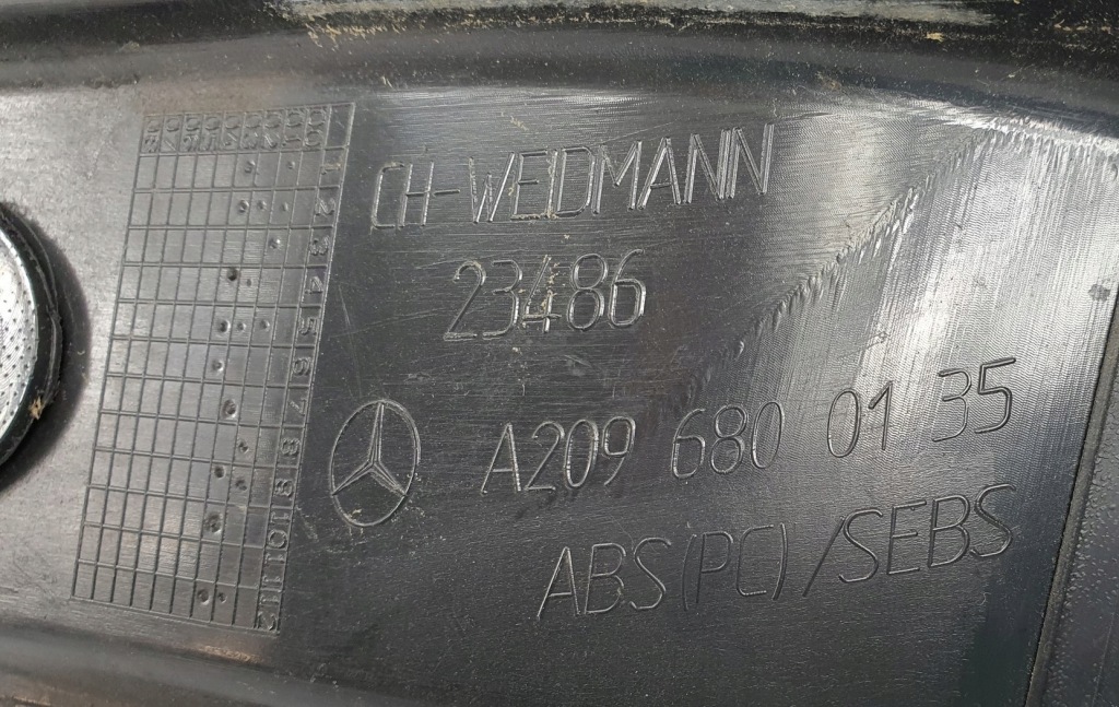 фото №7, Молдинг накладка поріг ліва mercedes w209