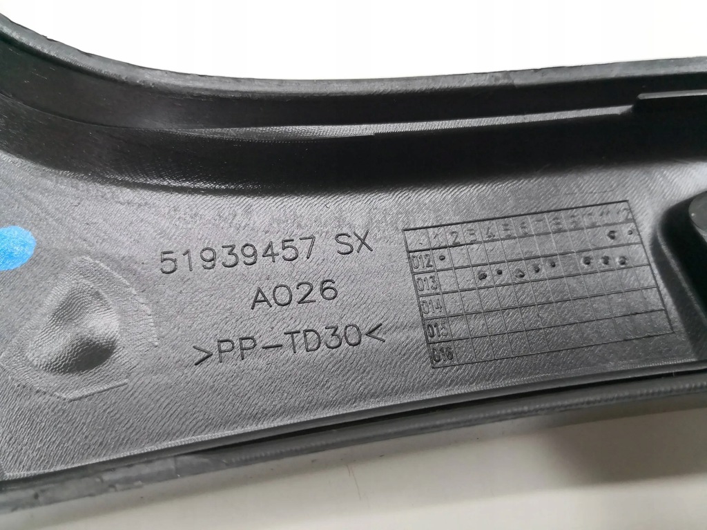 фото №8, Молдинг накладка бампера fiat 500 trekking 12- ліва задня