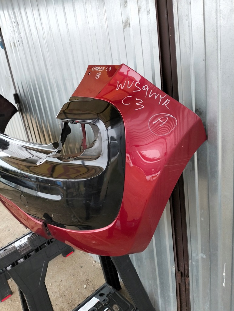 фото №10, Бампер задня задній citroen c3 picasso колір kjcc lata 2008-2012