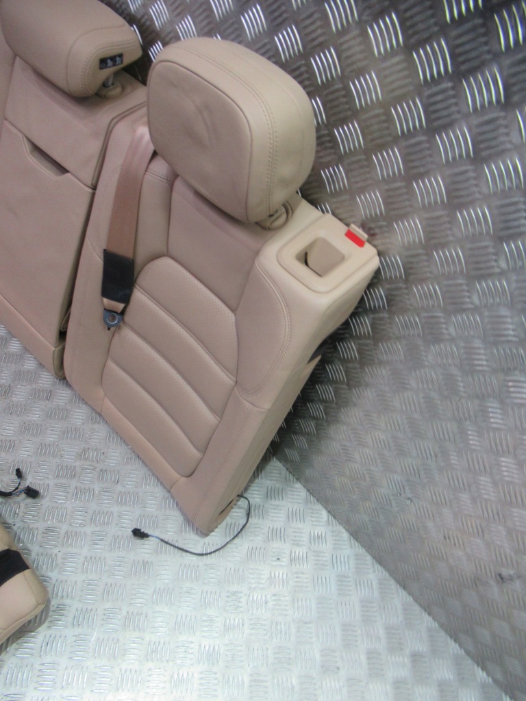 фото №9, Porsche macan 95b обивка сиденья обшивки салон заднее сиденье кожа mojavebeige