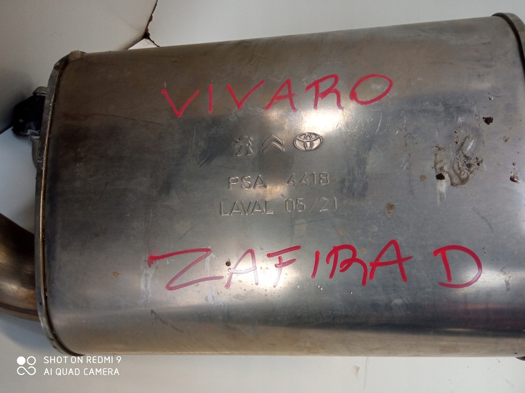 фото №6, Opel vivaro 3 zafira d выхлоп система выпускной