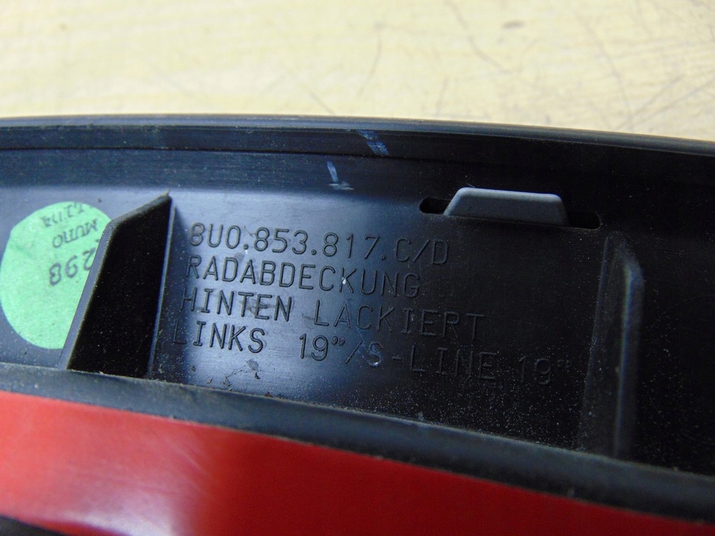 фото №16, Накладка крила лівий задня audi q3 8u0853817c