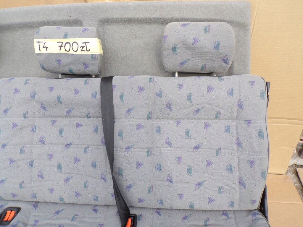 фото №6, Vw transporter t4 сидіння заднє сидіння 3 місцева iii ряд