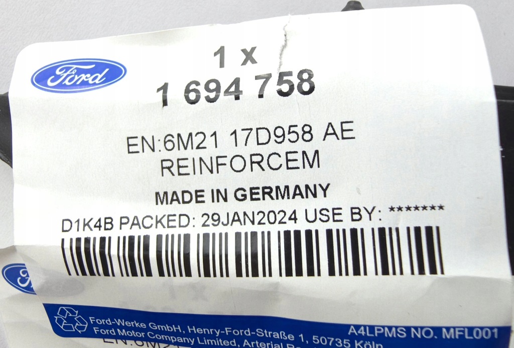 фото №12, Напрямна кронштейн бампера ford s-max mk1 galaxy mk3 2006-