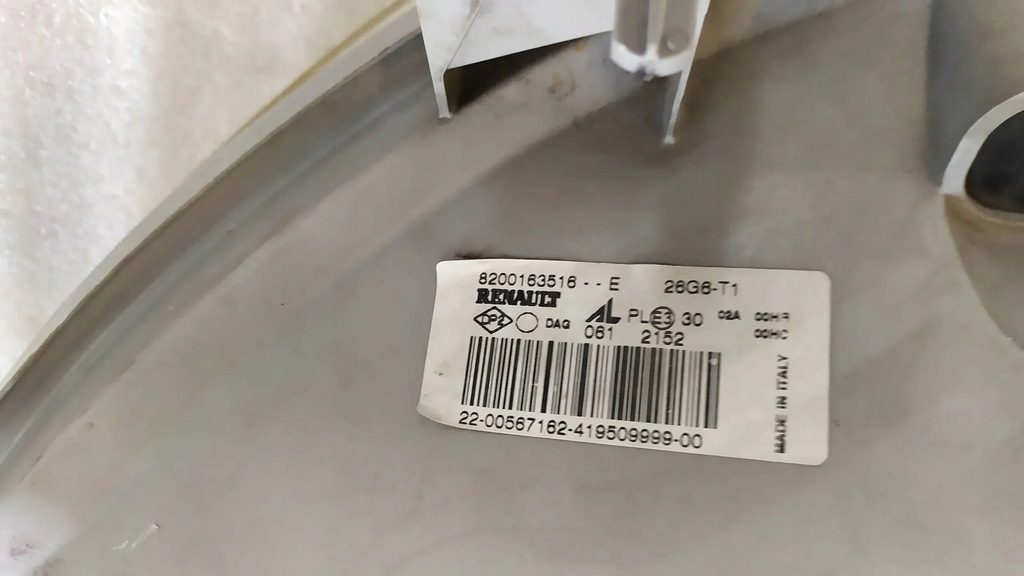 фото №4, Лампа лівий перед renault master ii lift