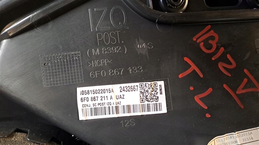 фото №6, Seat ibiza v 6f обшивка двері лівий задня 6f0867211a