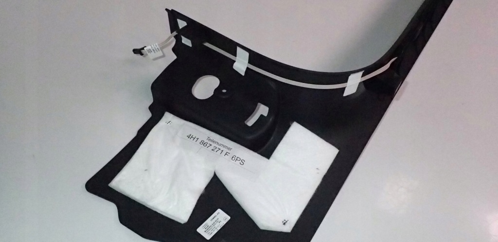 Накладка порог левое  перед audi a8 d4 4h 4h1867271f Доставка