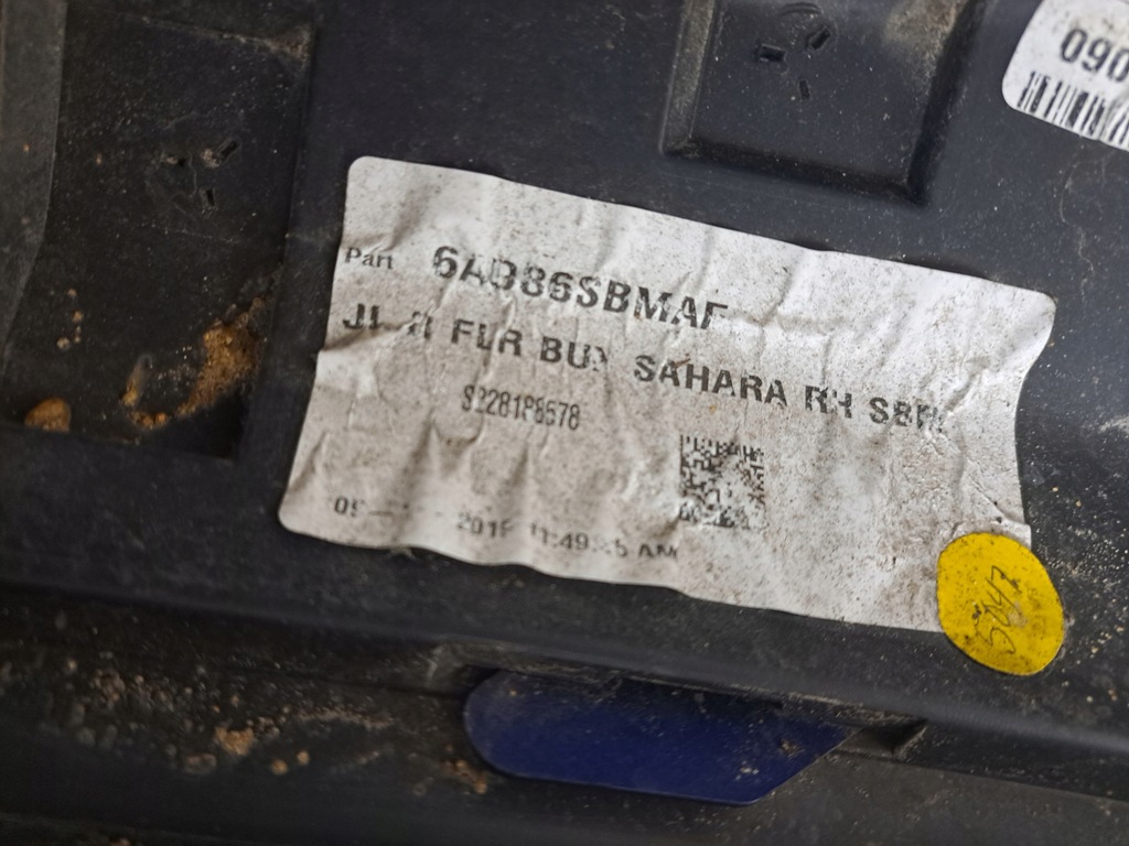 фото №10, Молдинг крила правий задня wrangler jl 18- sahara