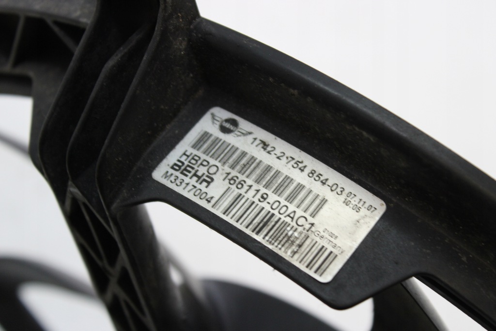 фото №5, Mini cooper r56 1.6 вентилятор радиатора 2754854