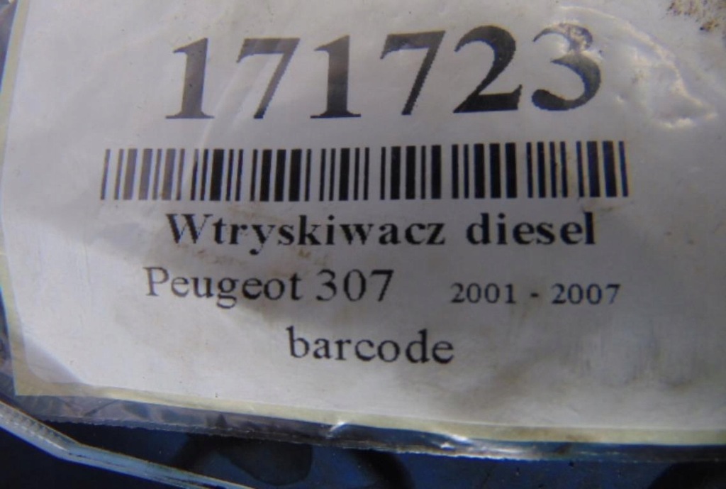 фото №7, Peugeot 307 i 1.6hdi форсунка дизель 0445110239