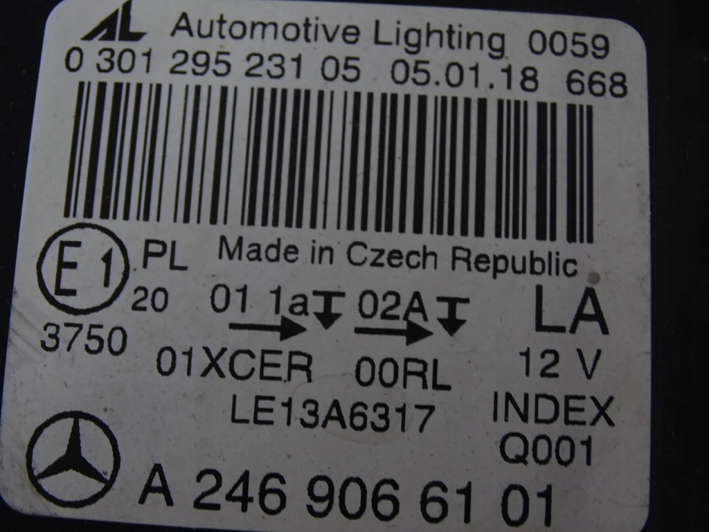 фото №13, Лампа перед передняя левая mercedes b klasa w246 lift a2469066101