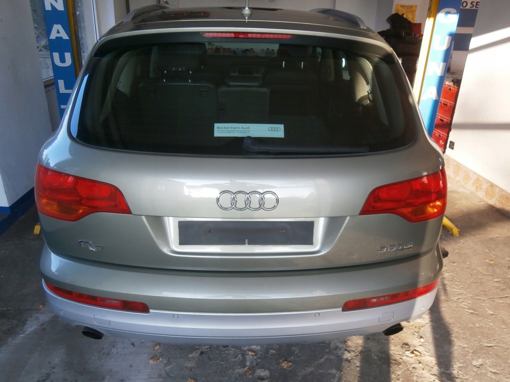 фото №1, Audi q7 кришка багажника задня зелений комплектна