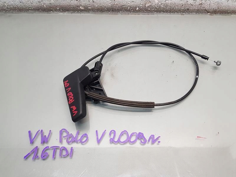 фото №1, Ручка трос открывания капот vw polo 6r