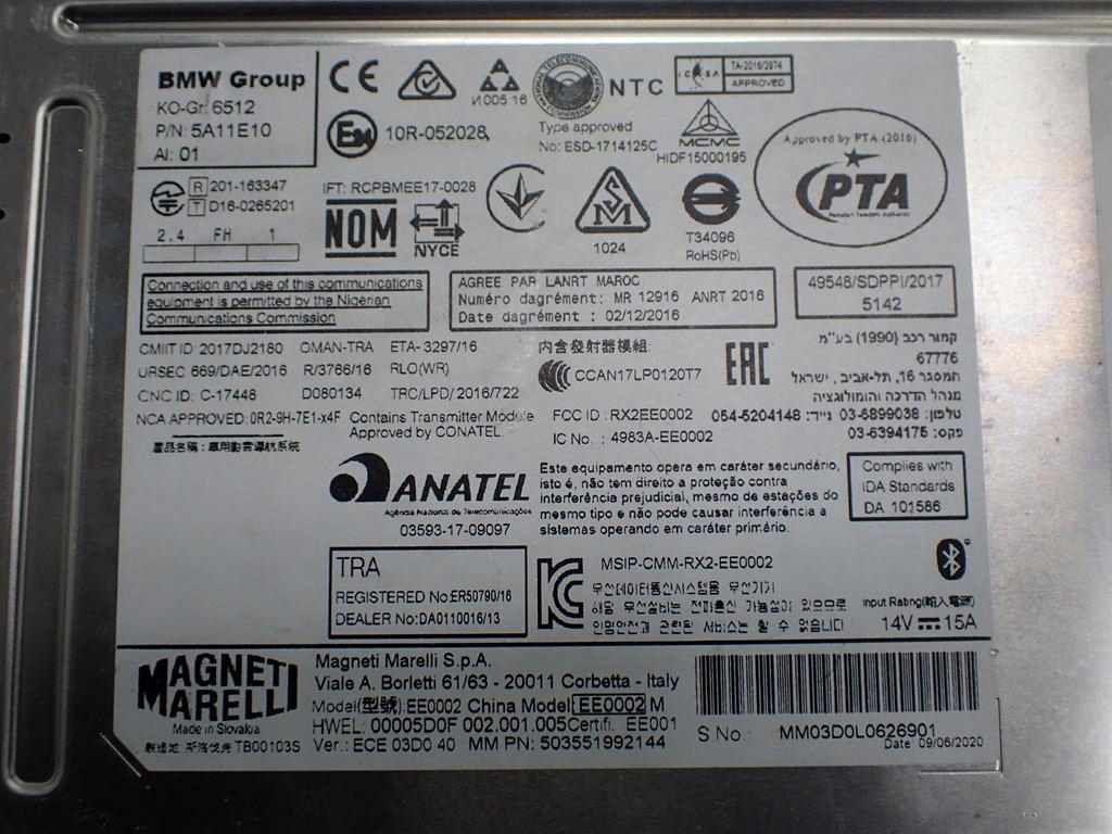 фото №12, Радио навигация navi заводская europa mini one f55 f56 f57 20r