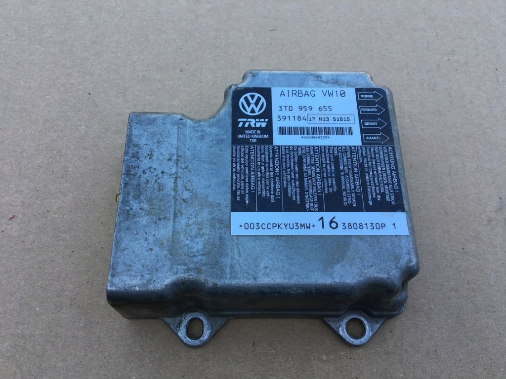 фото №1, Модуль подушка безпеки 3t0959655 superb ii 2 справний