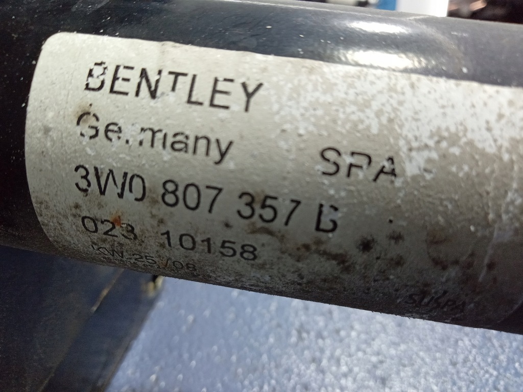 фото №8, Bentley continental gt gtc i 03- балка бампера задня 3w0807311l