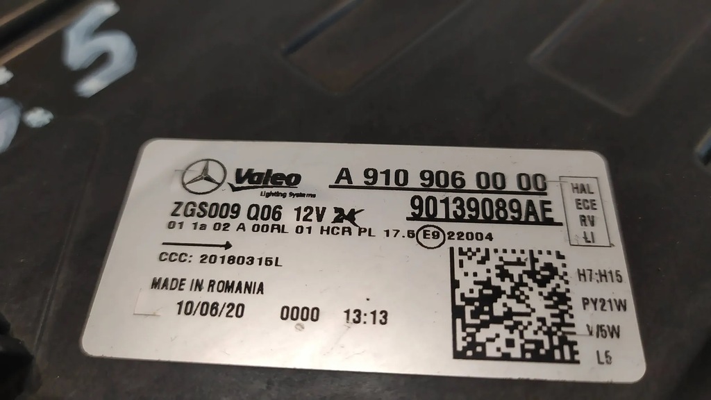 фото №15, Лампа левый перед mercedes sprinter w910