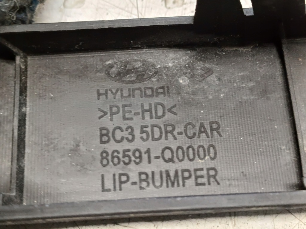 фото №8, Hyundai i20 3 iii 20- спойлер накладка бампера перед 86591q0000