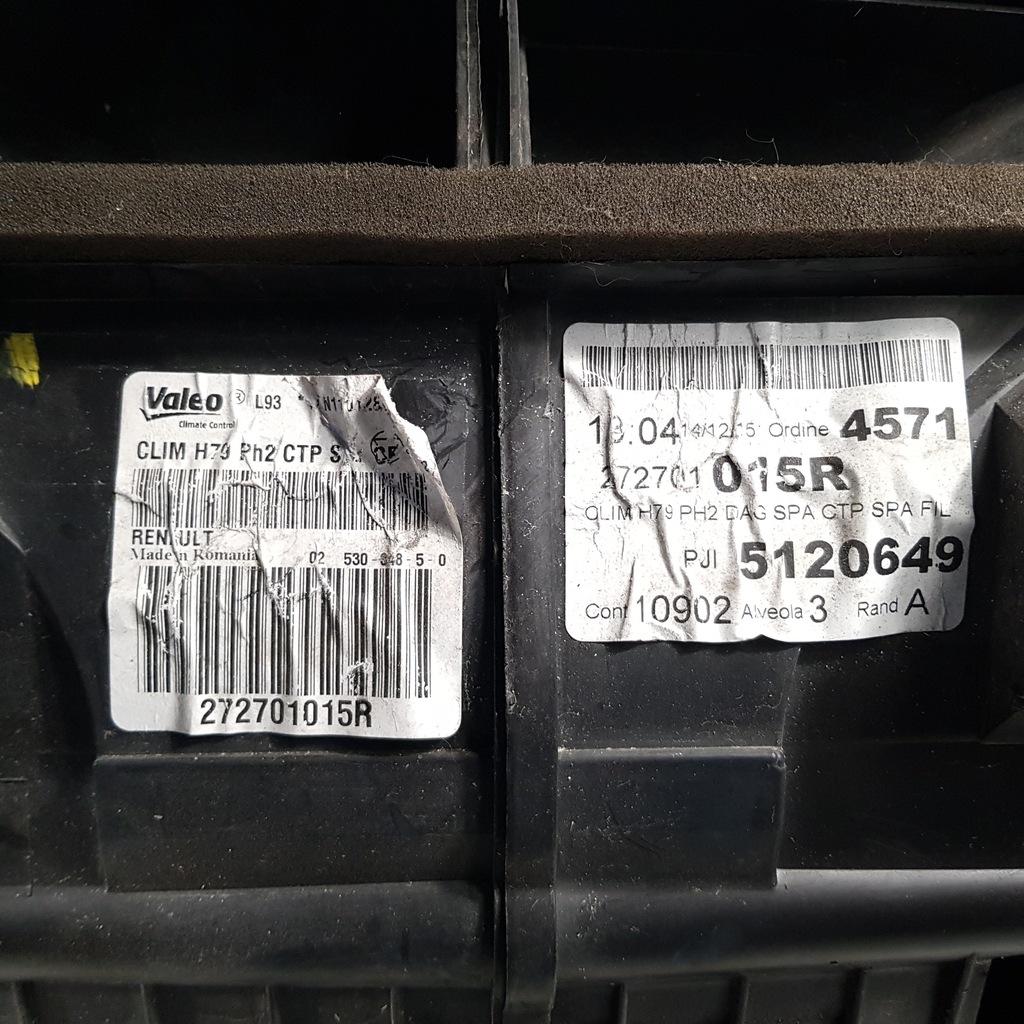 фото №5, Обігрівач dacia 272701015r 1.5 dci