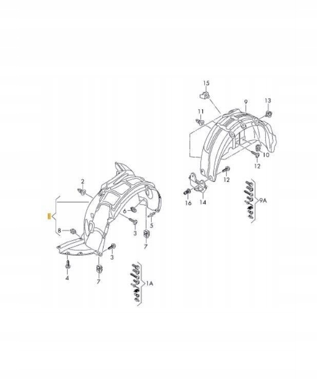 фото №7, Вкладка do корпус колеса vag audi a3 8v 2013 2017 оригінальний 8v5821171g