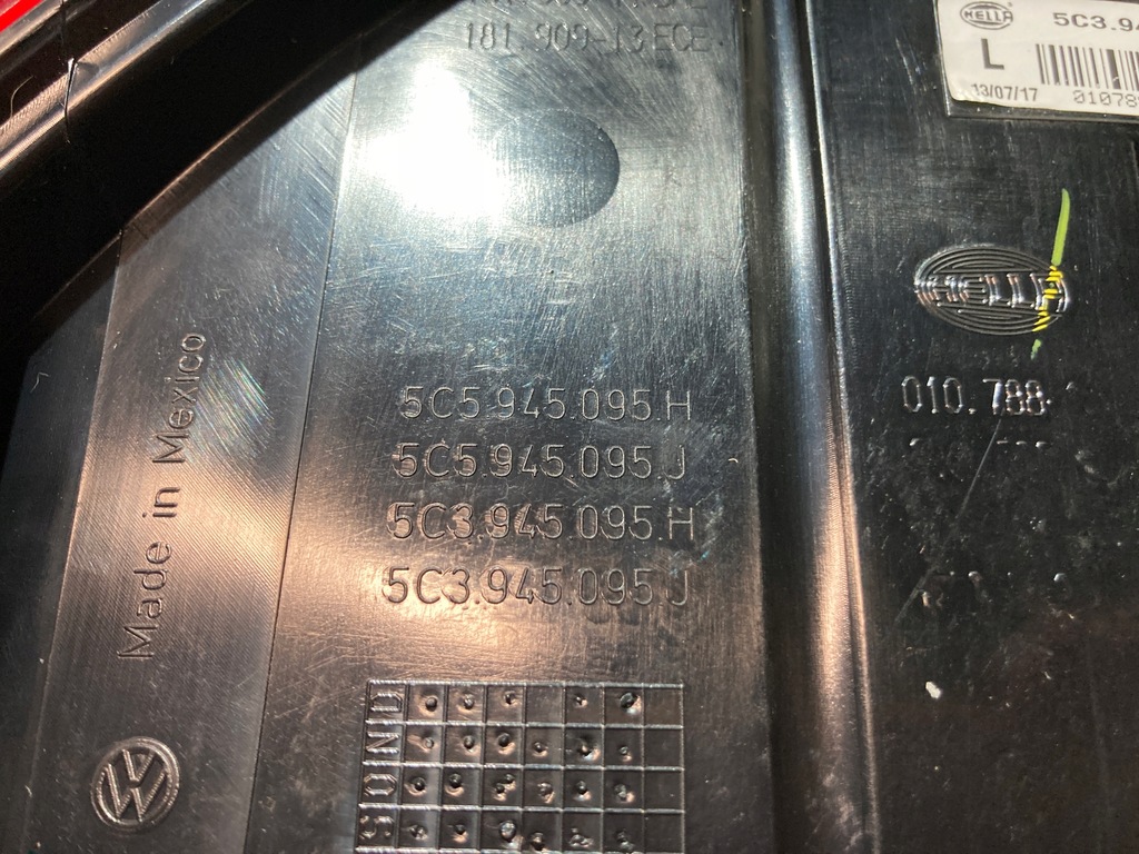 фото №14, Лампа ліва задня vw new beetle 5c 5c3945095s