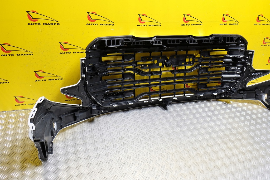 фото №11, Gmc sierra 1500 2022 2023 бампер перед передній решітка радіатора хром usa