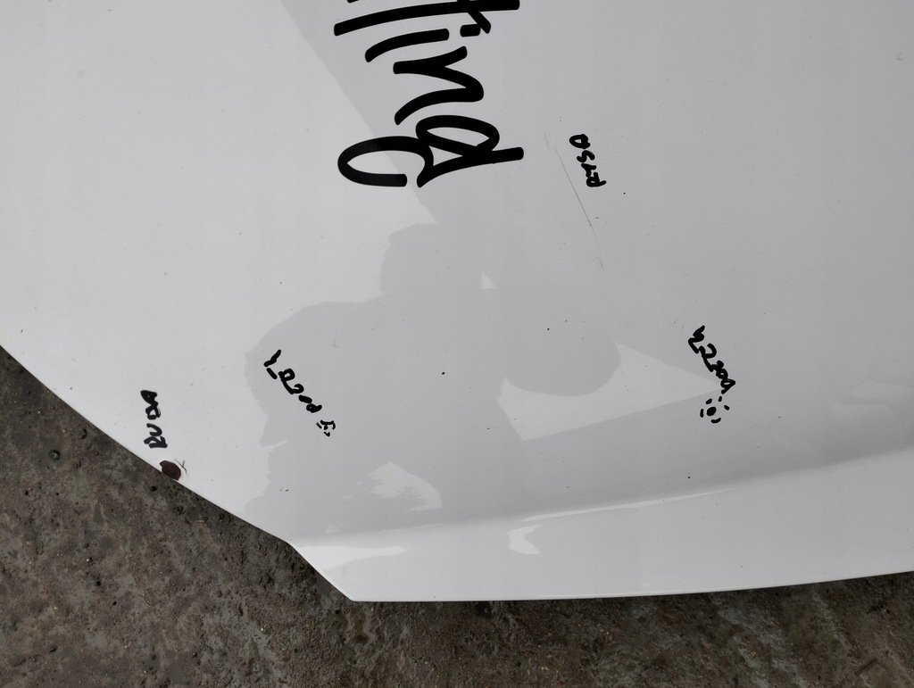 фото №10, Капот кришка двигуна peugeot 207 lift 09-12 білий оригінал