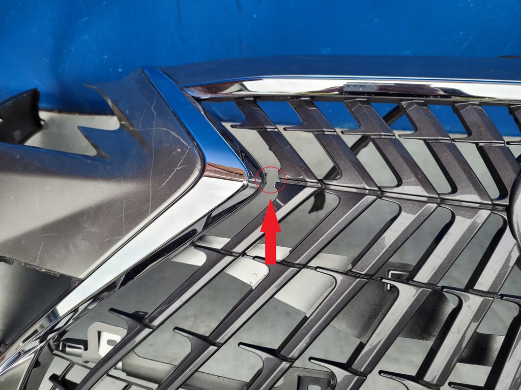 фото №10, Lexus es es300h lift 2021-2025 21- бампер решітка радіатора ґрати перед 52119-33b50