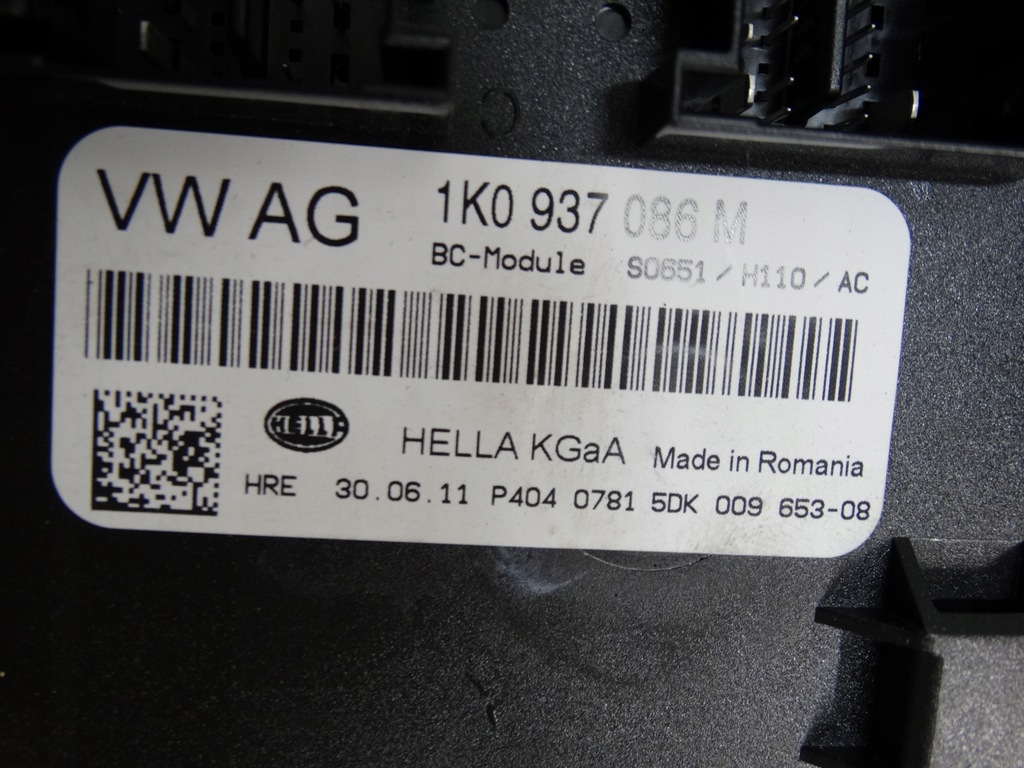 фото №10, Набор стартовый vw golf vi 1.2 tsi 77kw 2011r.