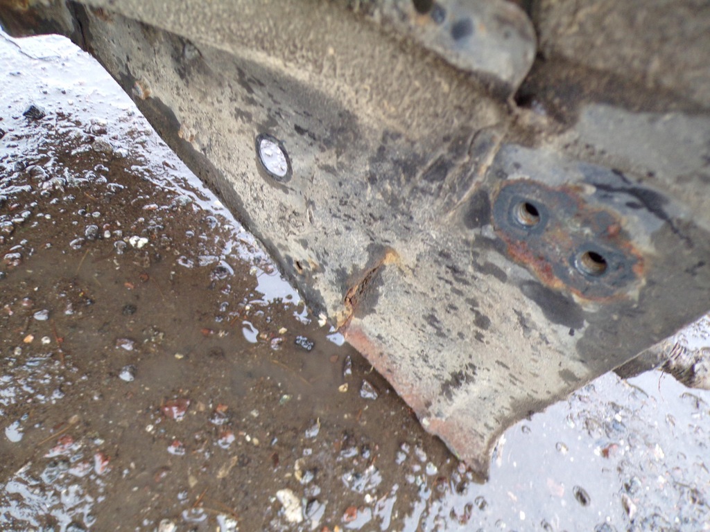 фото №13, Subaru forester sg ii pas передний лонжерон панель фары балка 2c6 зелёный