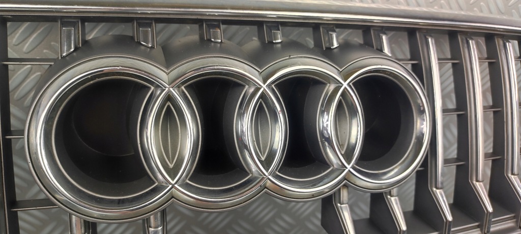фото №9, 4g0853653q решётка радиатора решётка радиатора бампера хром pod pdc audi a6 c7 lift allroad 11-
