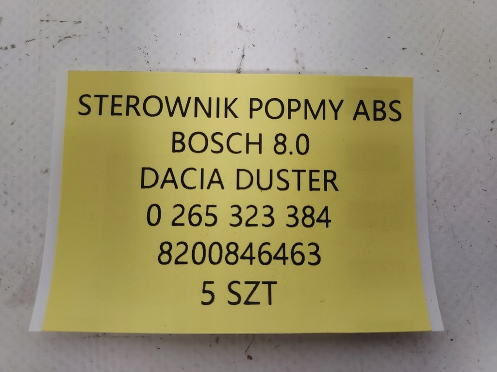 фото №8, Nowa org насос abs dacia duster i 8200846463 bosch