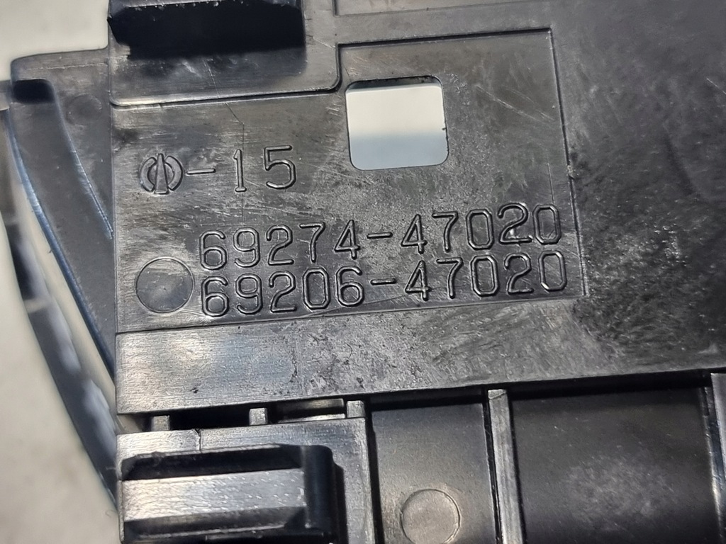 фото №10, Ручка внутренняя левый перед оригинальный номер 69274-47020 69206-47020 toyota prius ii 08r