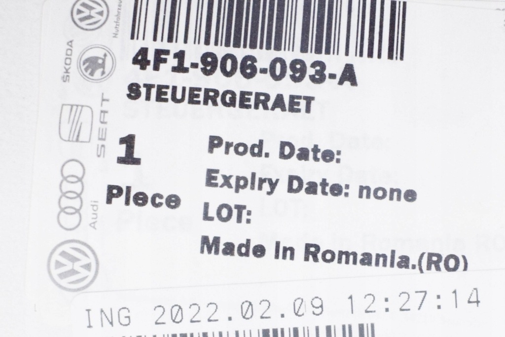 фото №8, Audi a6 4g2, c7, 4gc блок управления насоса топлива новый оригинальный 4f1906093a