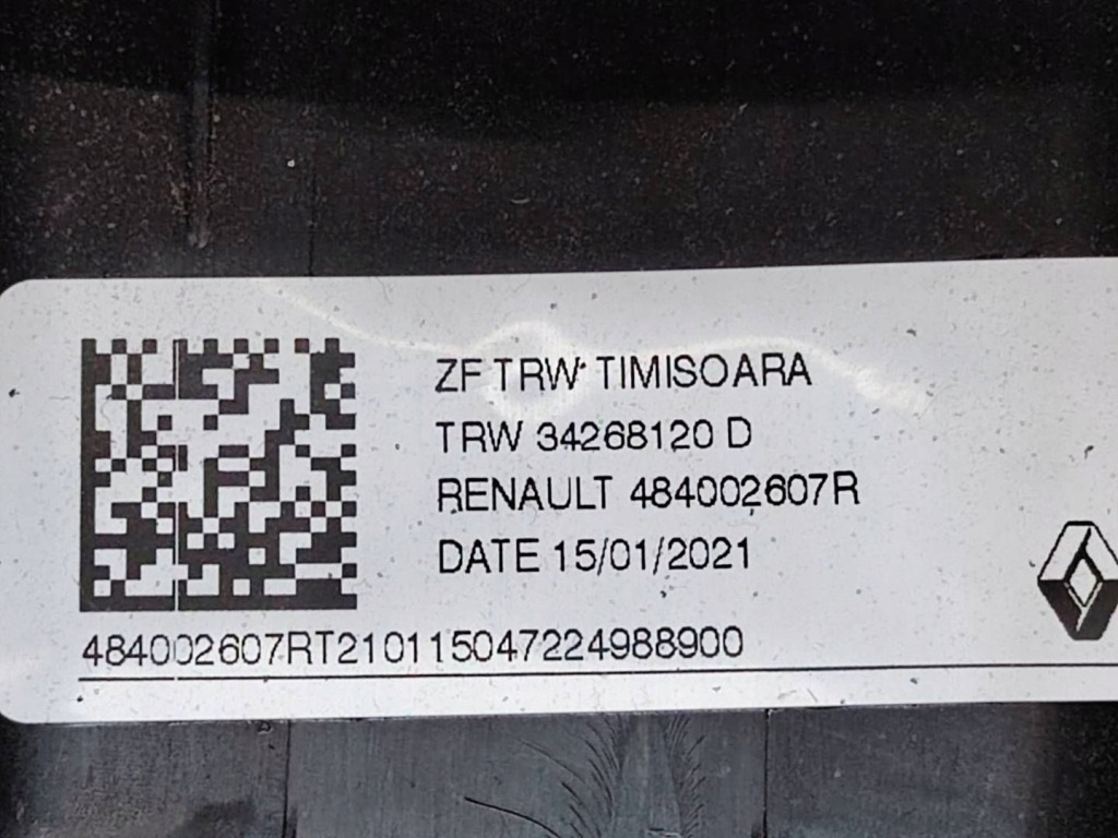 Руль многофункциональный 484002607r renault clio v Оригинал