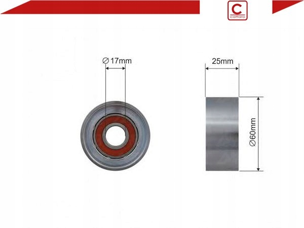 фото №2, Ролик натягувача renault logan i 1.6 ls_