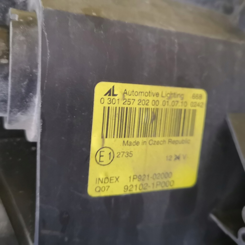 фото №8, Kia venga 09- лампа передня ліва права комплект europa стан bdb