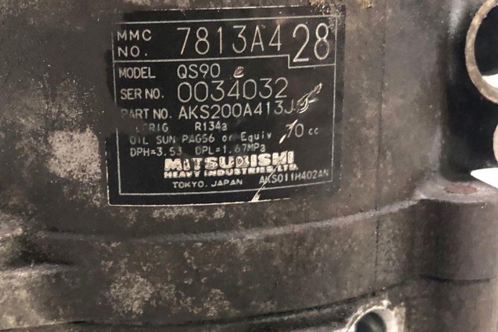 фото №6, Компрессор кондиционера mitsubishi asx ga_w_ 7813a428 1.8l дизель 85kw