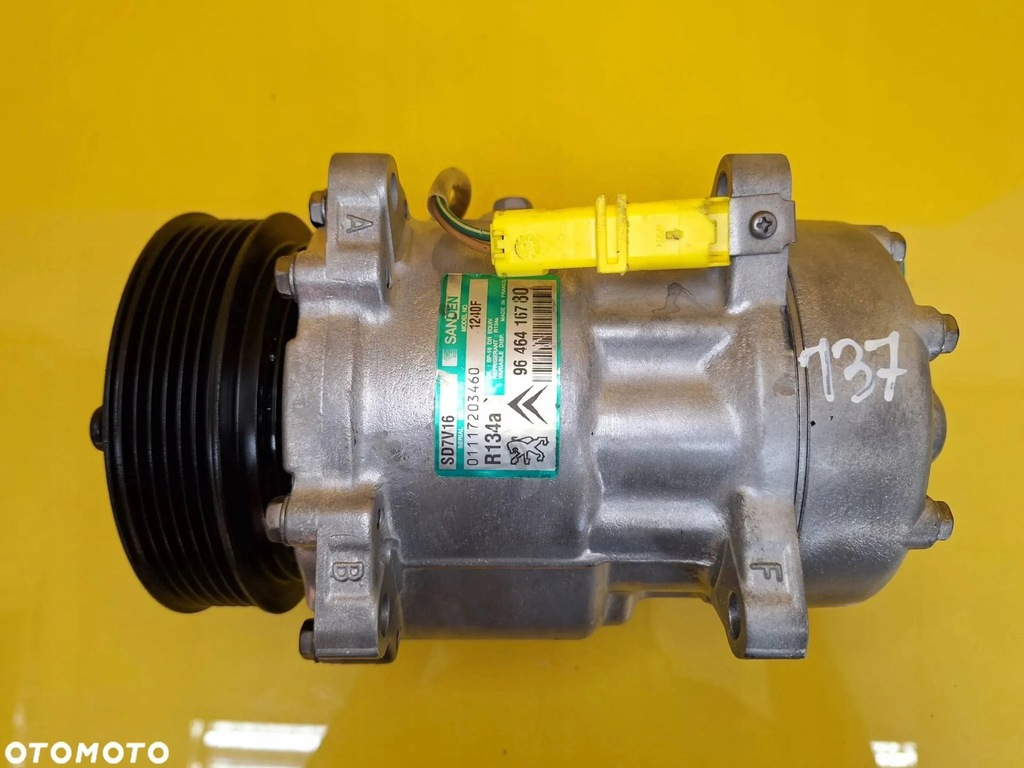 фото №9, Компрессор кондиционера компрессор lancia phedra 2.2 jtd nr137