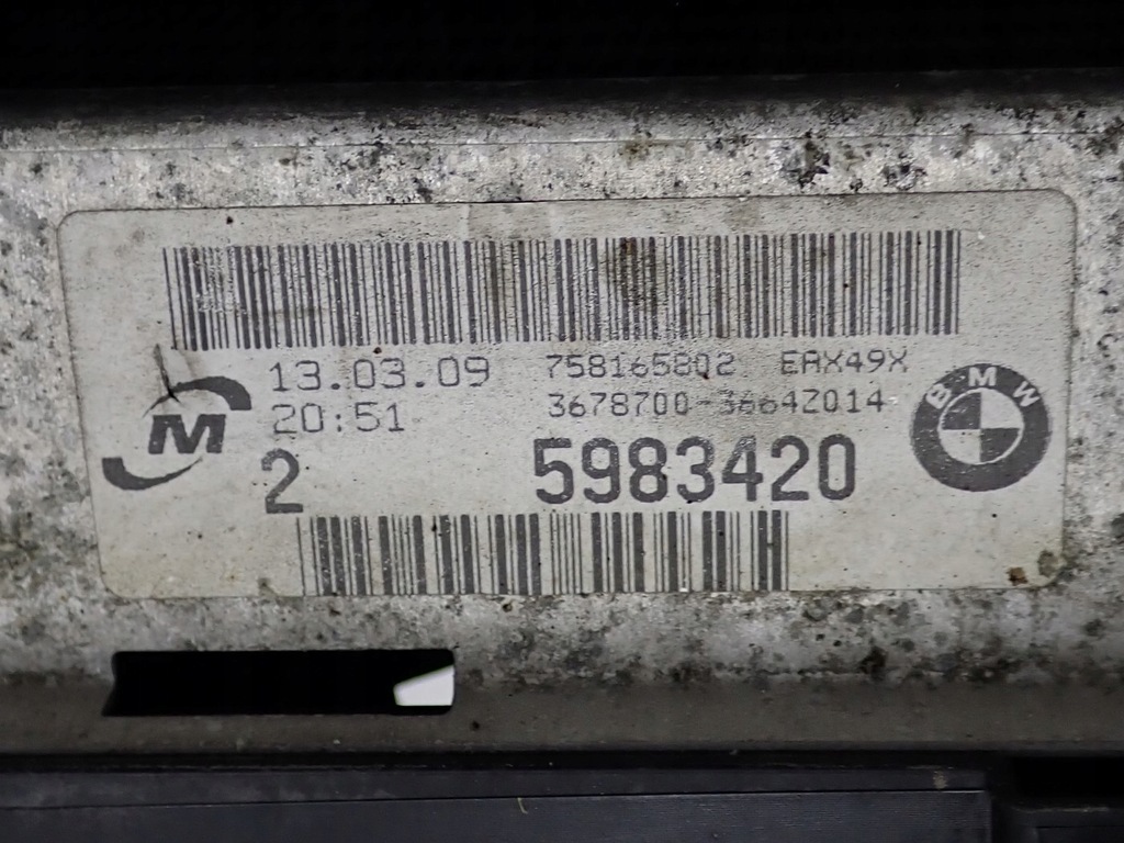 фото №11, Комплект радиатор wody кондиционера вентилятор bmw 3 e90 e91 2.0 1.6 90kw