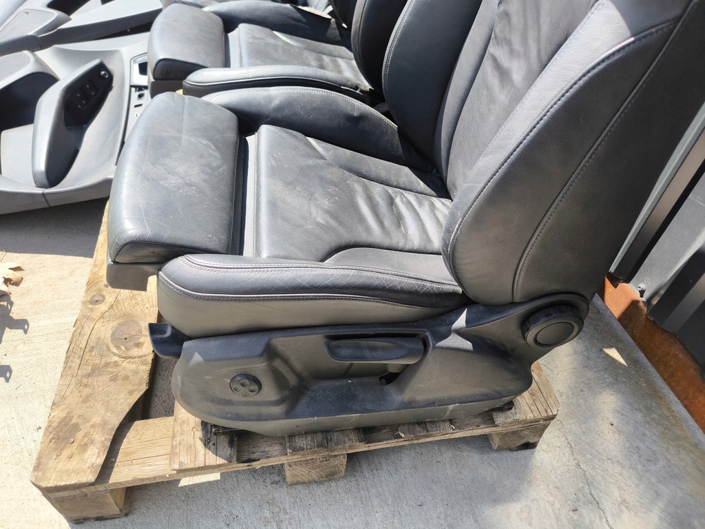 фото №12, Сидіння сидіння audi q5 8r шкіра 2008-2016 з підігрівом комплект !!!