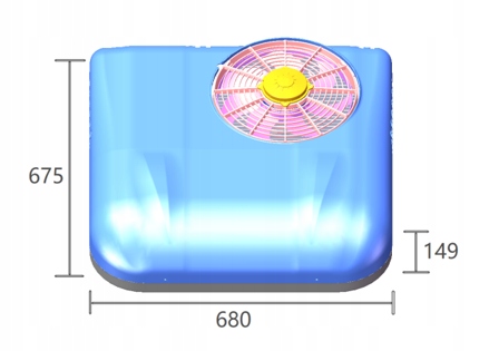 фото №9, Кондиционер крышный / кондиционер na крыша coolpro 2200 24v r134a