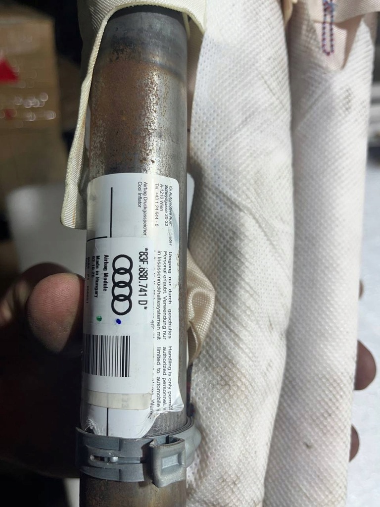 фото №5, Подушка безопасности шторки безопасности шторка безопасности левая правая audi q3 ii 83f 83a 83f880741d 83f880742d