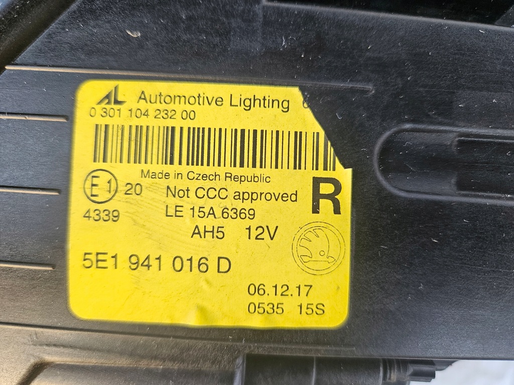 фото №6, Skoda octavia iii 5e1 lift лампа full led ліва права комплектна