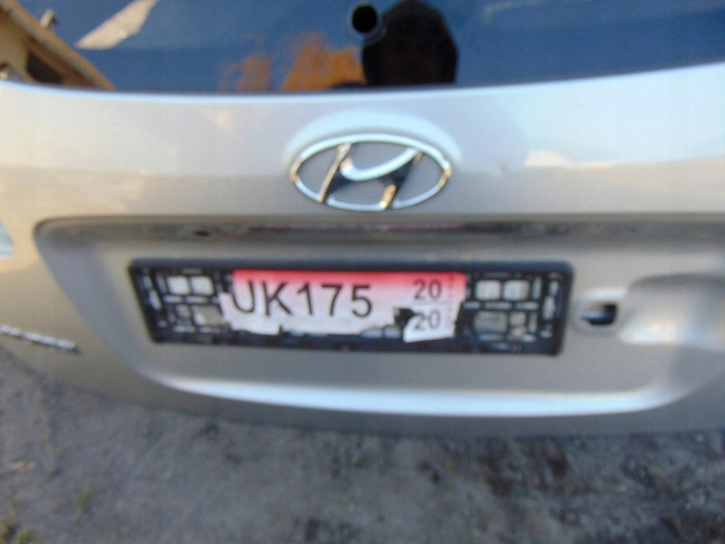 фото №9, Крышка багажника багажника задняя hyundai santa fe ii серебристая