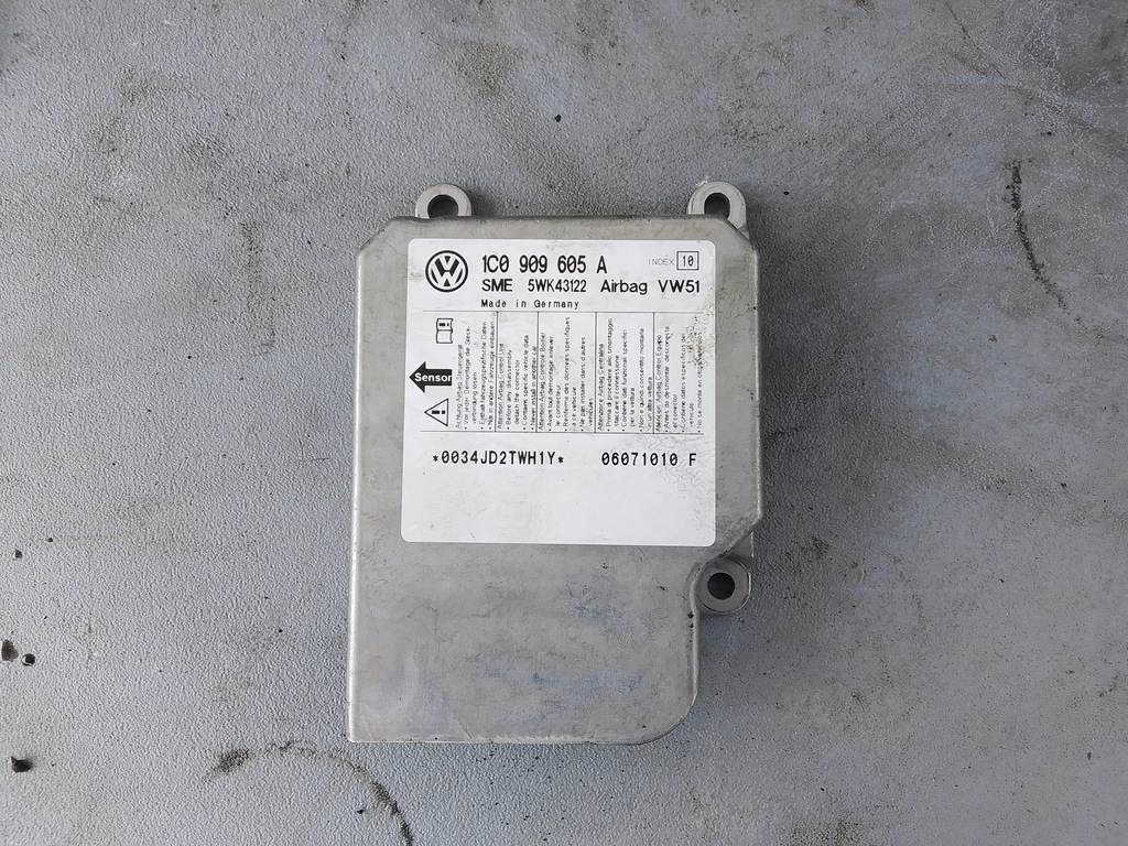 фото №1, Модуль подушка безпеки vw t5 1c0909605a