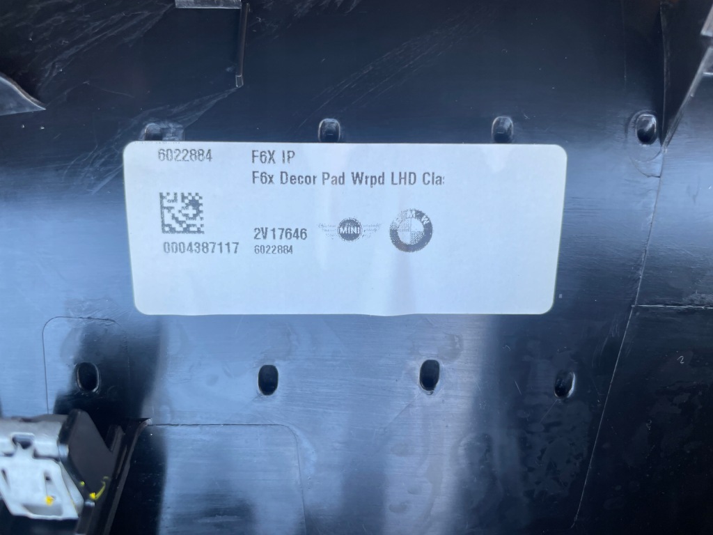 Mini f66 f65 f67 молдинг декоративная  панели приборной панели 9629429 с Разборки