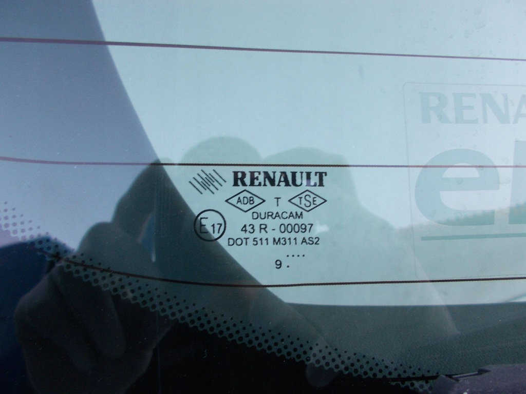 фото №6, Борт кришка багажника скло задня задня renault clio iii kombi