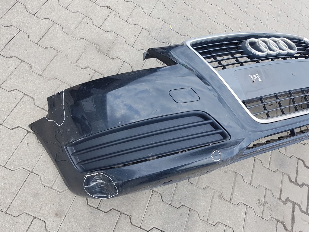 фото №7, Audi a3 8p lift 08-12r бампер перед решётка радиатора