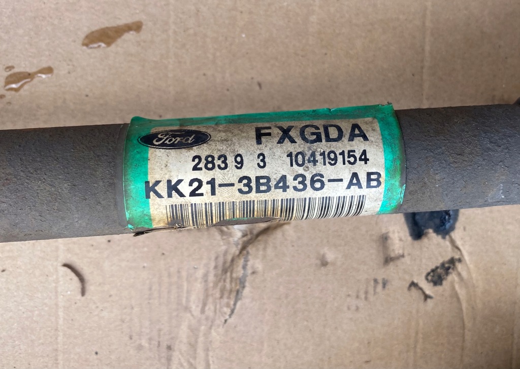 фото №4, Ford transit custom приводной вал левая kk21-3b347-ab